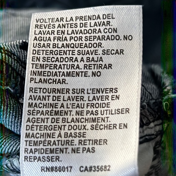 ⭐️ bebe high rise stretch blue whisking combo zipper button fly leg seam 24 - Picture 9 of 16